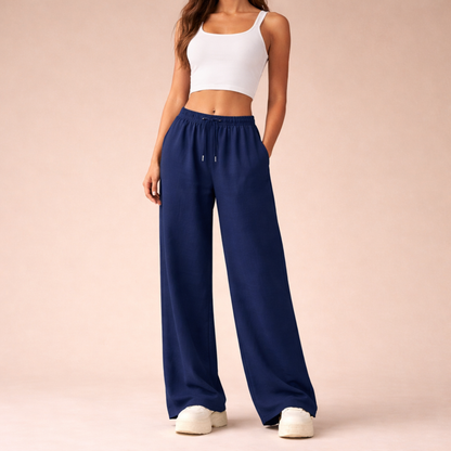 Pantalon jogging jambes larges | Confort moderne