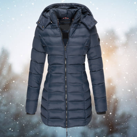 Veste Puffer Longue Elisa pour Femmes - Confort Chaud et Élégant