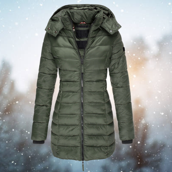 Veste Puffer Longue Elisa pour Femmes - Confort Chaud et Élégant