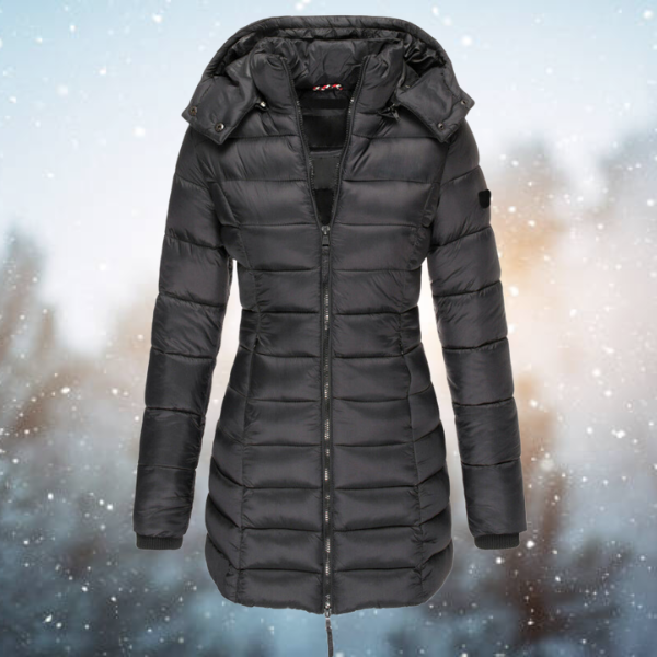 Veste Puffer Longue Elisa pour Femmes - Confort Chaud et Élégant