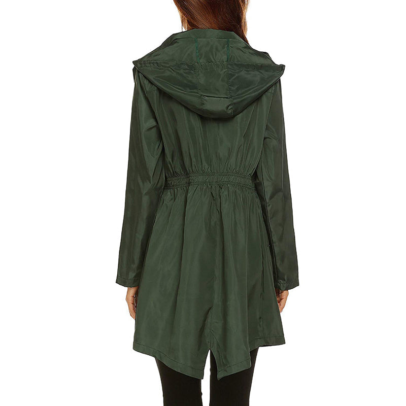 Imperméable femme | Léger, capuche | Veste pluie longue