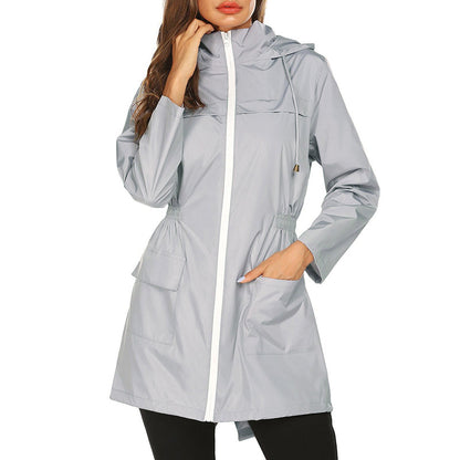 Imperméable femme | Léger, capuche | Veste pluie longue