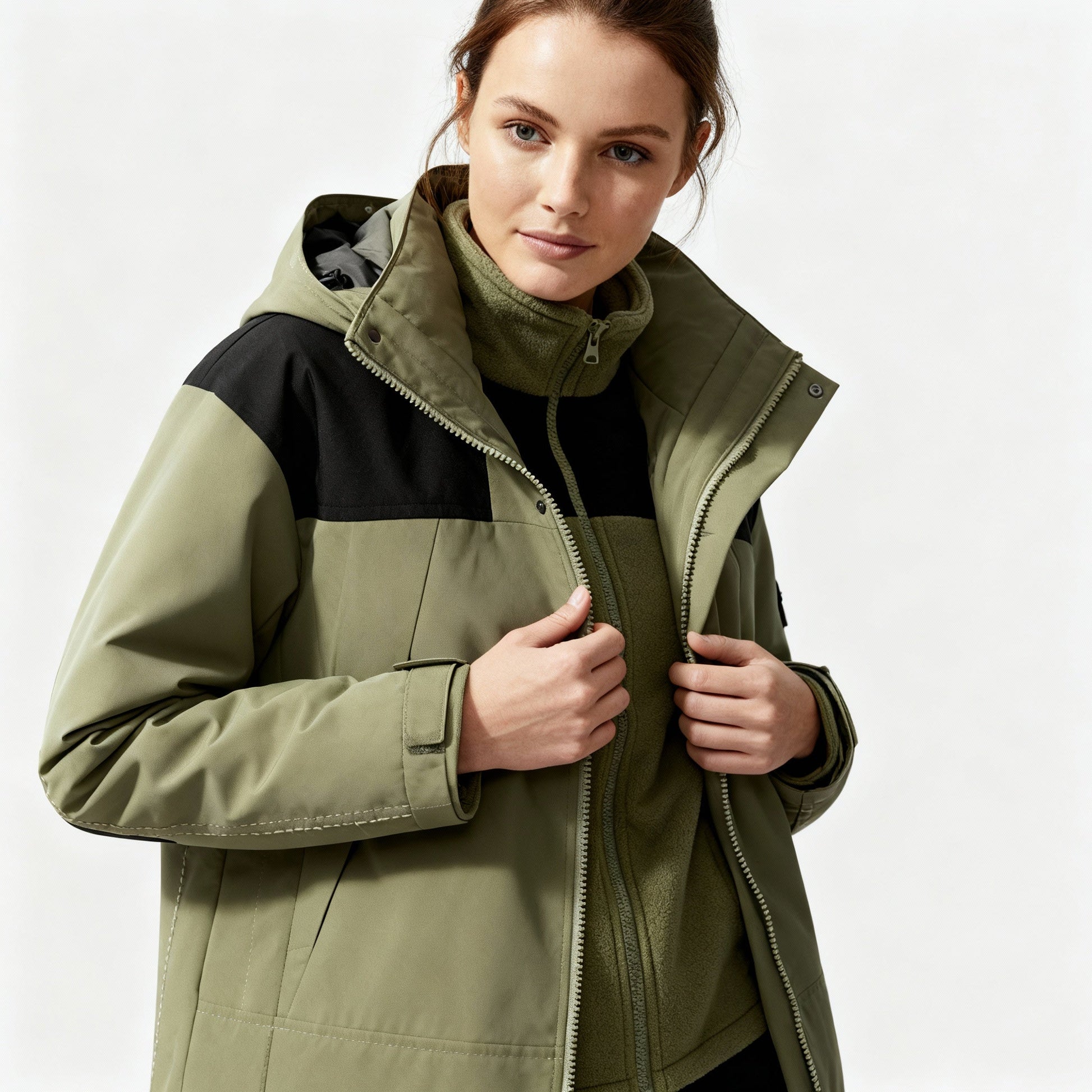 Veste d'hiver polaire femme | Chaud, polyvalent, confortable