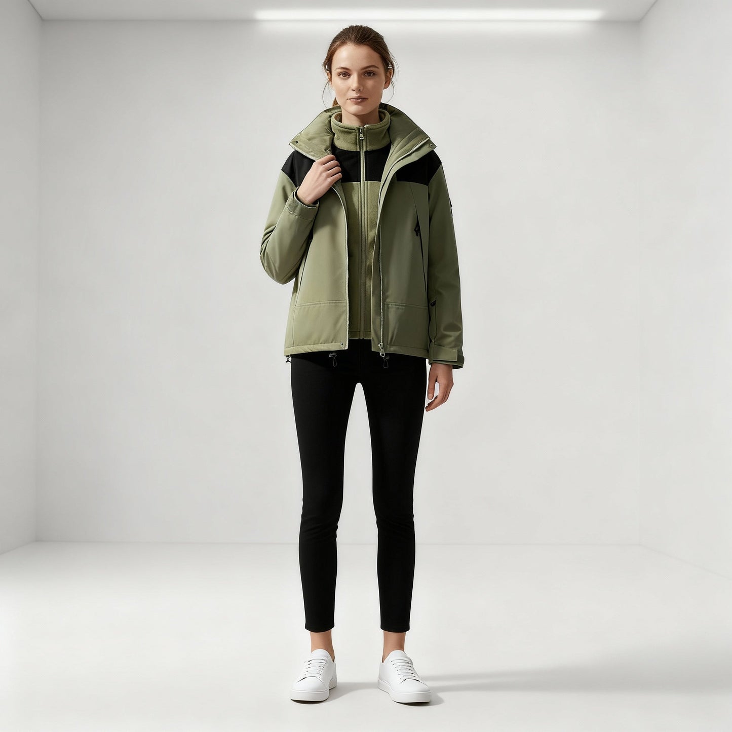 Veste d'hiver polaire femme | Chaud, polyvalent, confortable