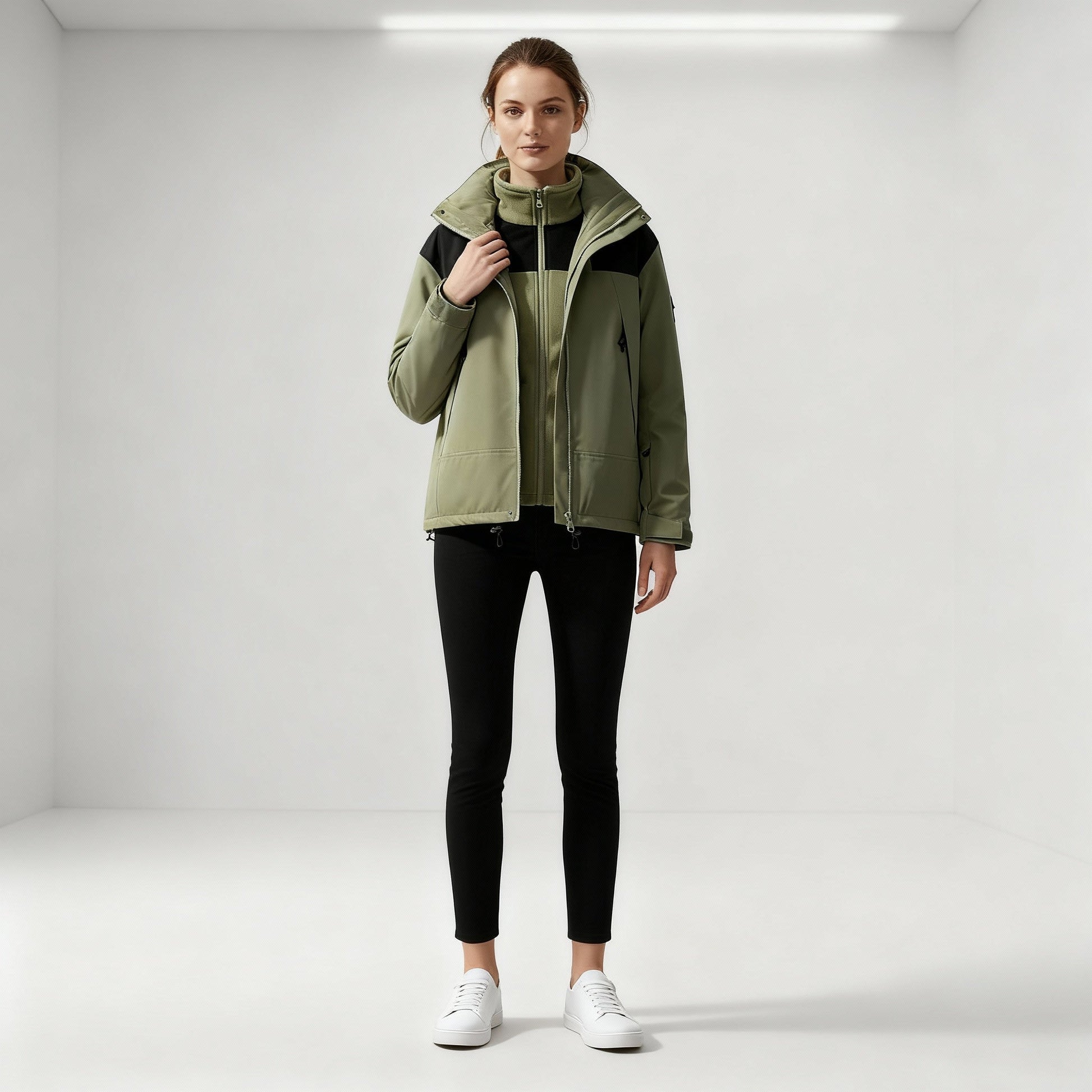Veste d'hiver polaire femme | Chaud, polyvalent, confortable