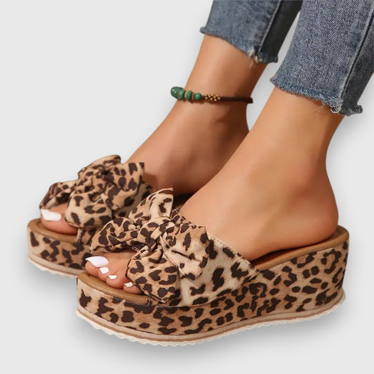 Johana - Sandales kile élégantes avec nœud statement-Sandales-PARIS FEMME