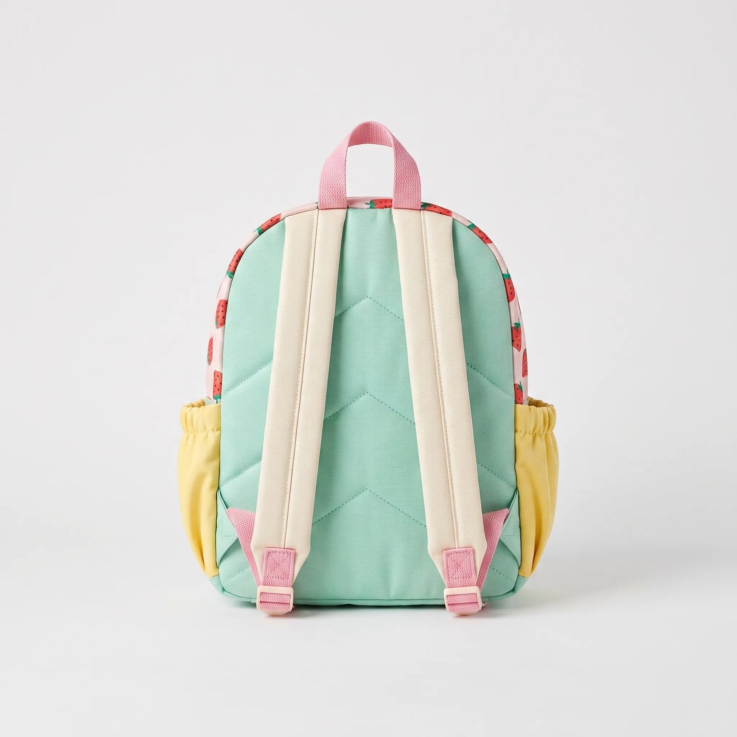 Sac à Dos Scolaire Motif Fraise | Enfants | Fond Coloré Amusant