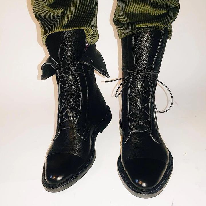 Bottes à talons hauts | Urielle noir, confort coussiné