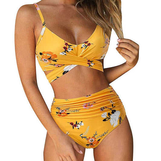 Vardi Dante™ - Belle Bikini - Taille Haute Coloré-Maillots de bain-PARIS FEMME