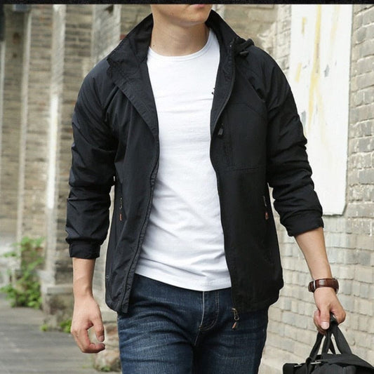 Veste à Capuche Homme - Légère - Confortable - Stylée
