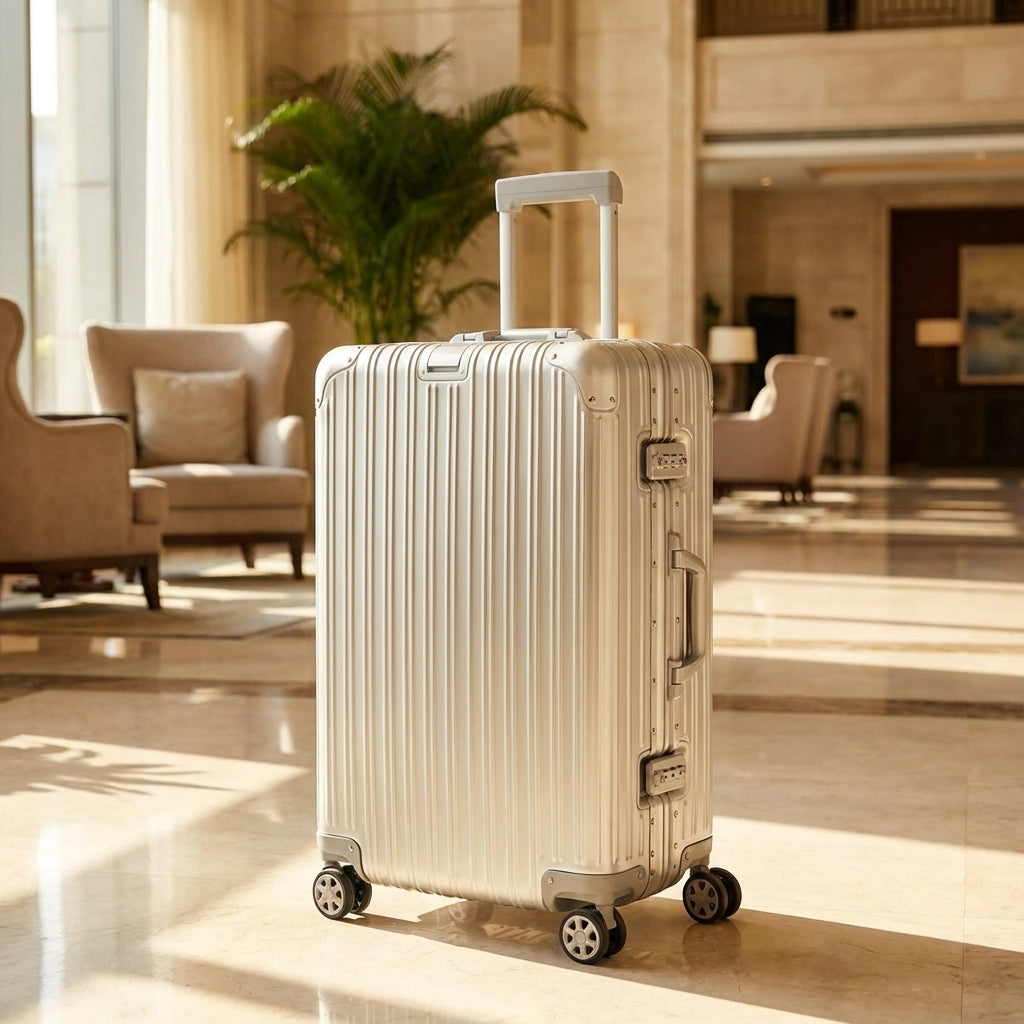 Mallette de voyage rigide | Aluminium-magnésium | Serrure TSA