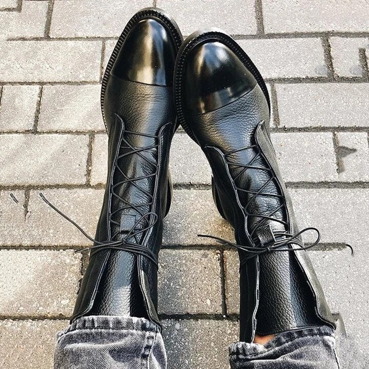 Bottes à talons hauts | Urielle noir, confort coussiné