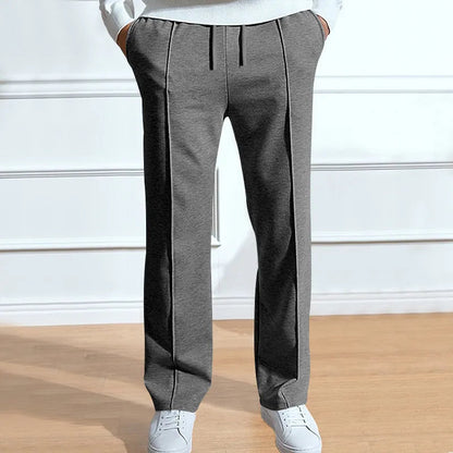 Pantalon homme coupe slim moderne, silhouette épurée et look soigné