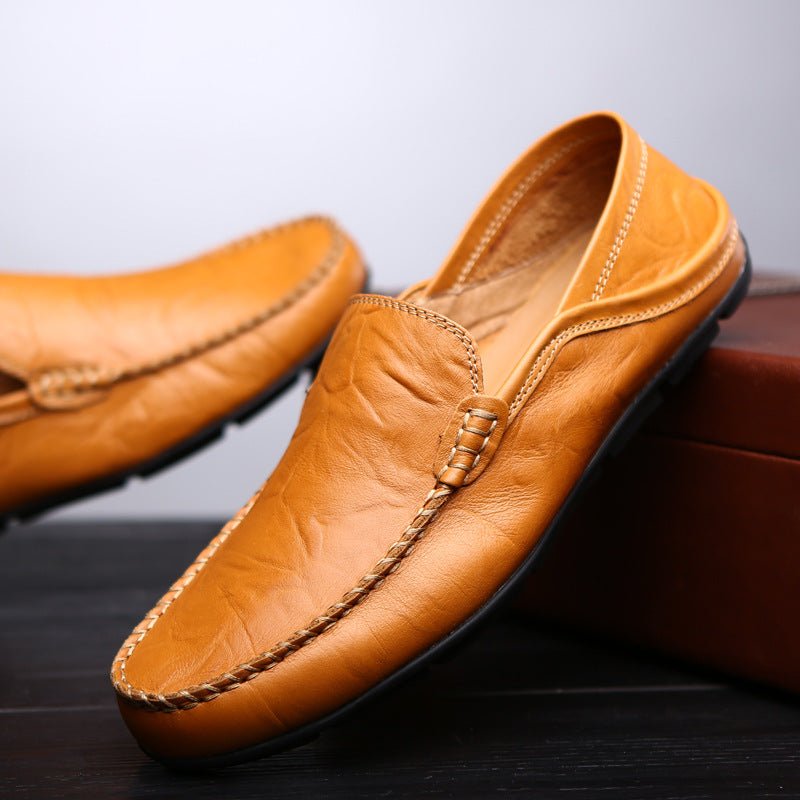 Mocassins Hommes Cuir | Confortables Slip-On | Chaussures Élégantes