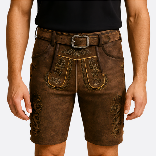 Herren-Lederhose - Elegant, Langlebig & Bequem