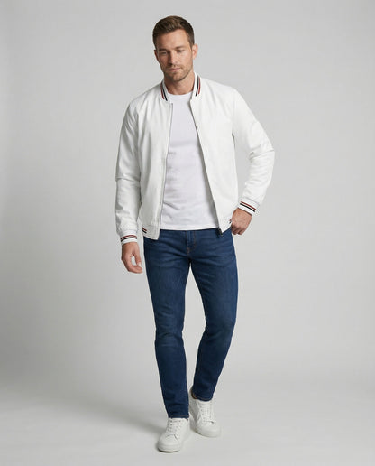 Veste de transition pour homme | Imperméable, col montant