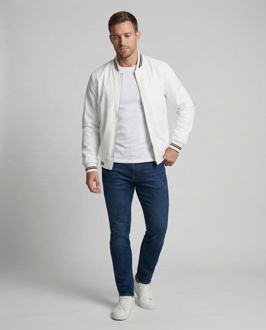 Veste de transition pour homme | Imperméable, col montant