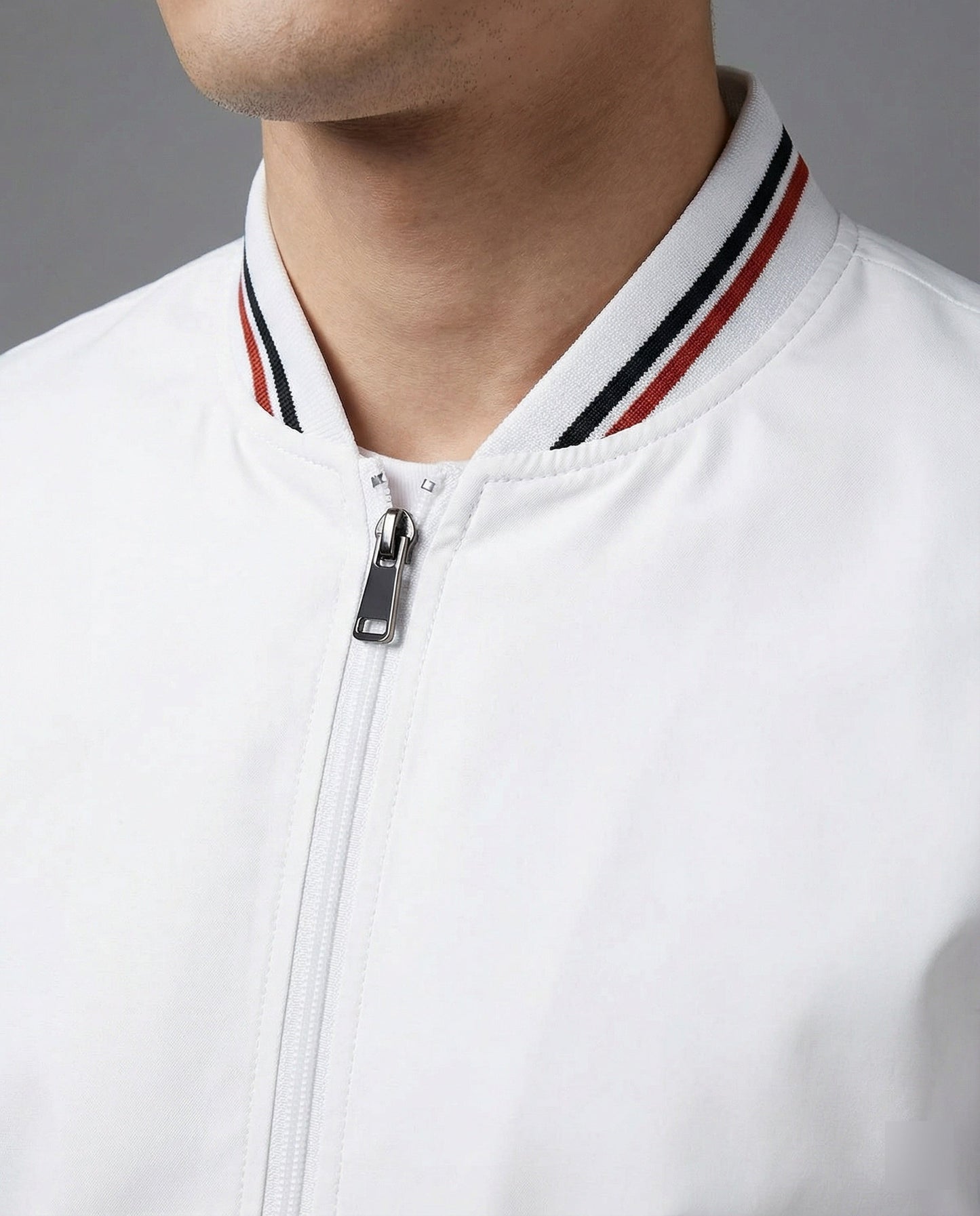 Veste de transition pour homme | Imperméable, col montant