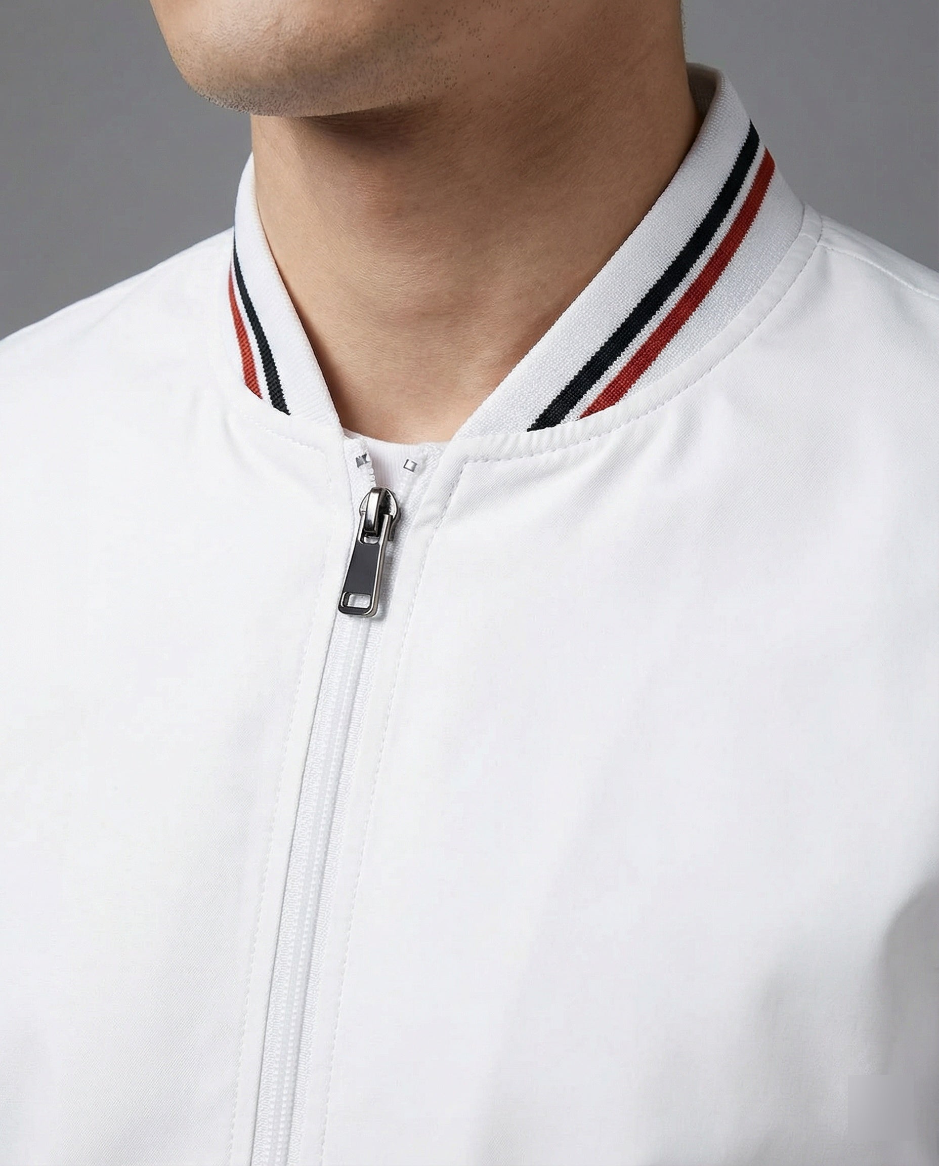 Veste de transition pour homme | Imperméable, col montant