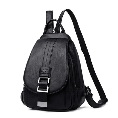Sac à dos femme | Synthétique imperméable, spacieux | 7 couleurs