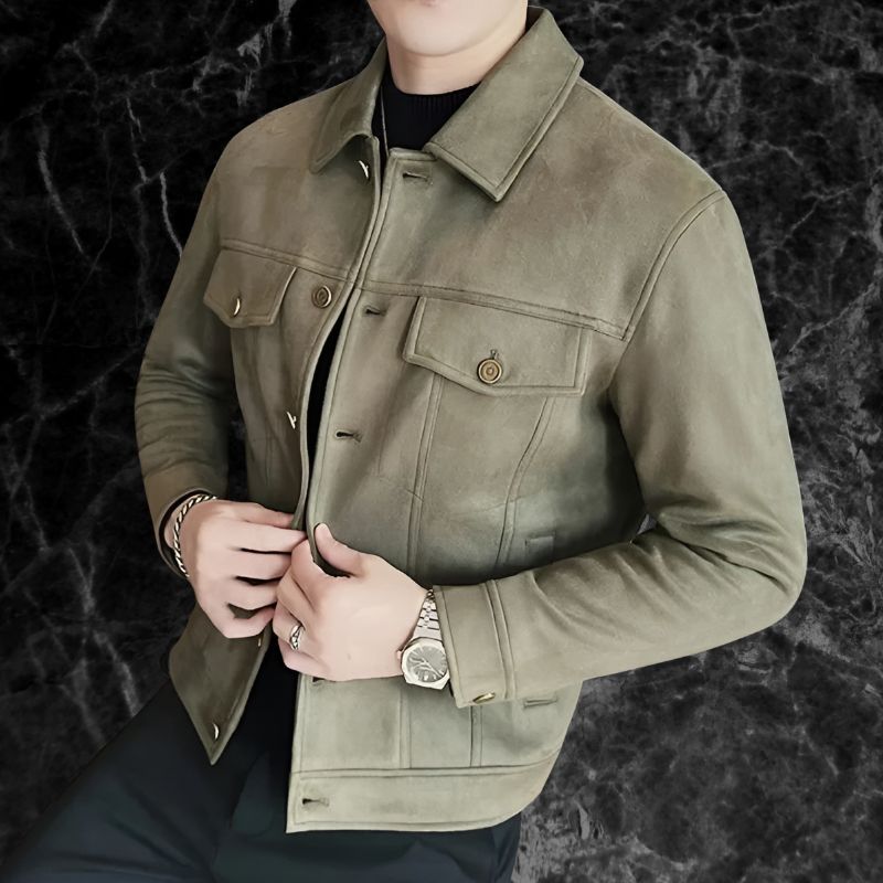 Veste homme col rabattu - Confort élégant - Style intemporel