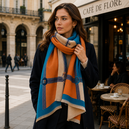 Echarpe en Cachemire Ruby - Elegante, Chaude et Luxueuse