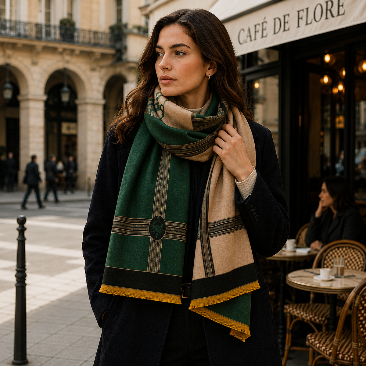 Echarpe en Cachemire Ruby - Elegante, Chaude et Luxueuse