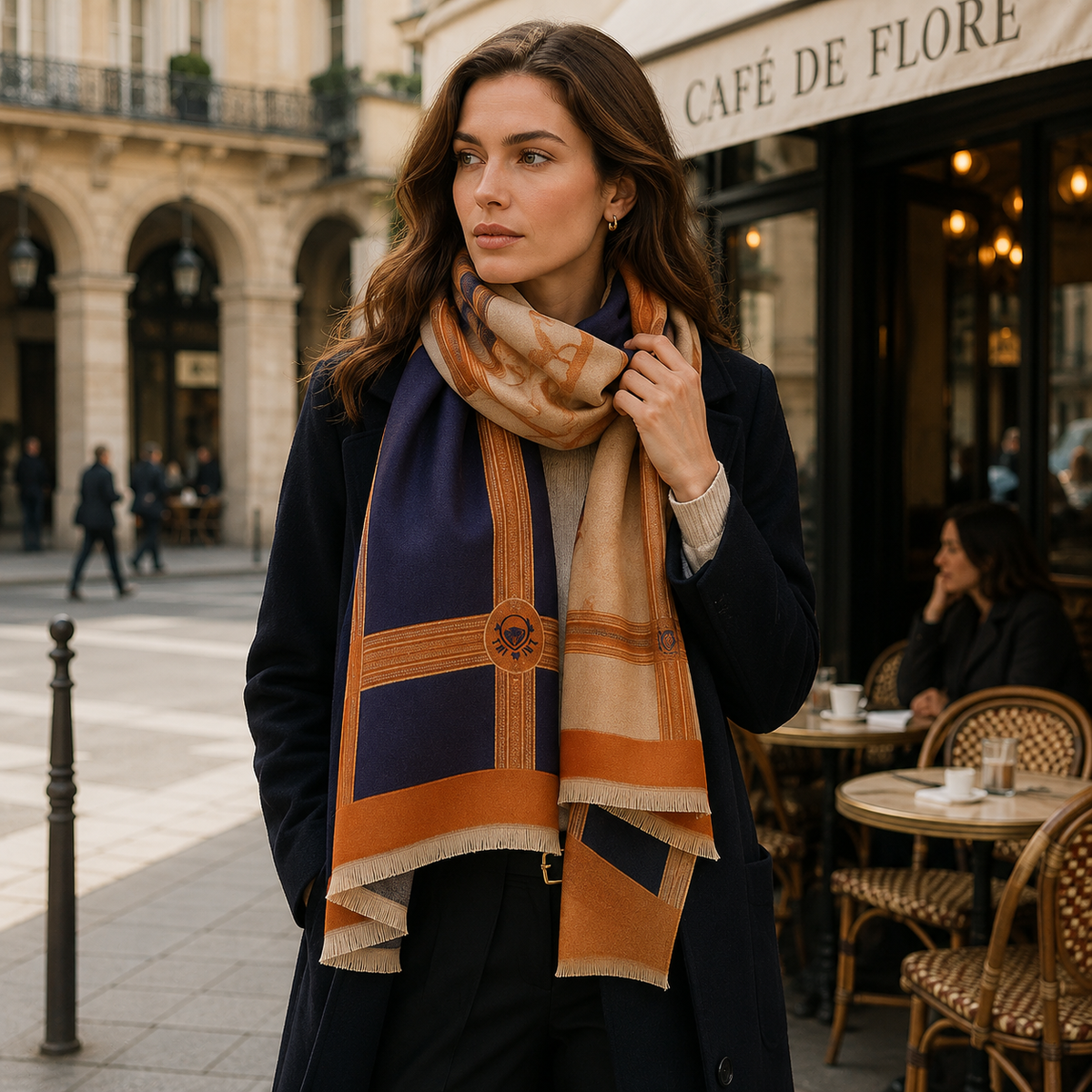 Echarpe en Cachemire Ruby - Elegante, Chaude et Luxueuse