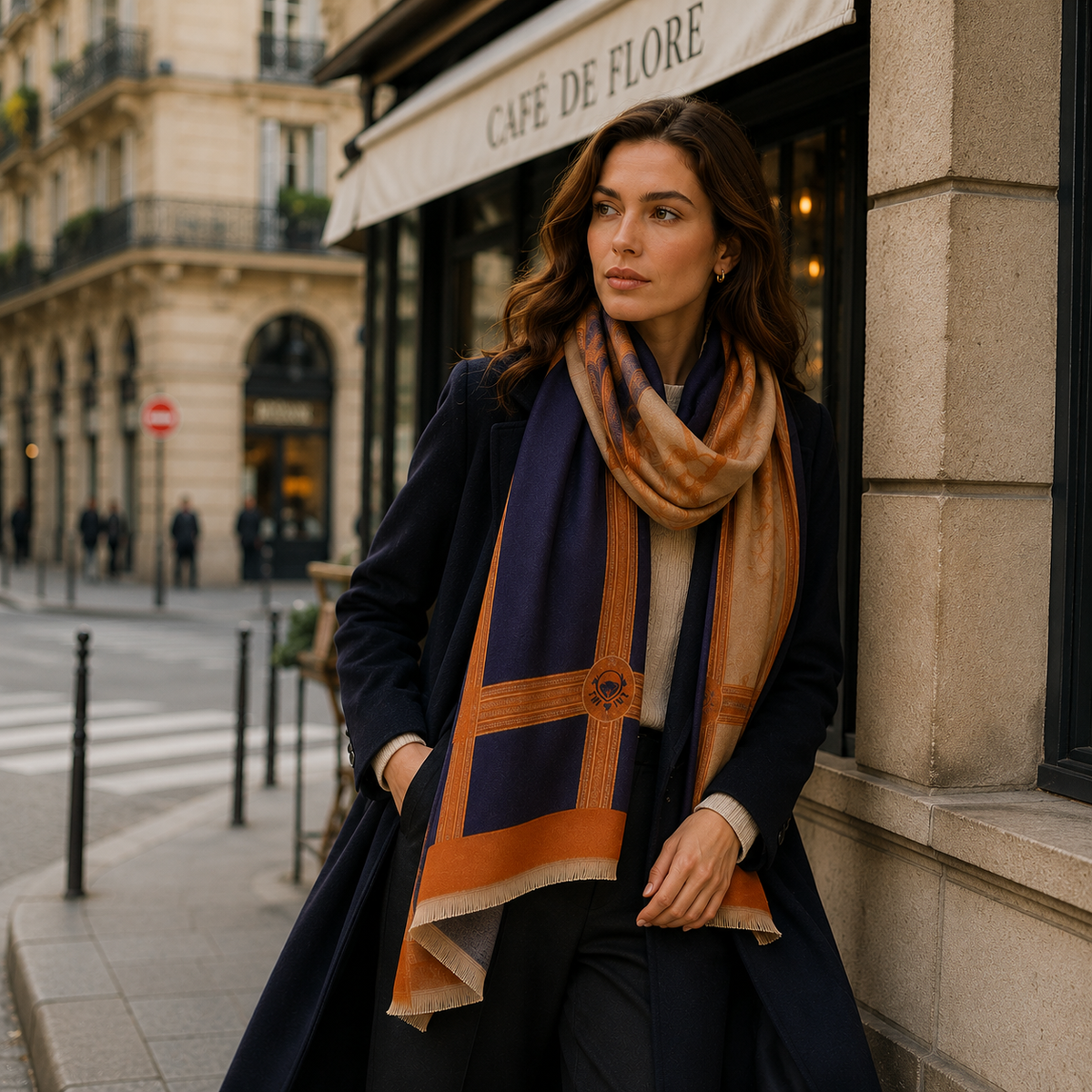 Echarpe en Cachemire Ruby - Elegante, Chaude et Luxueuse