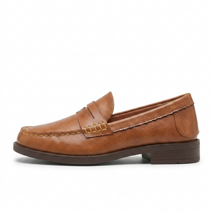 Women's leather moccasins | Classic penny loafers
