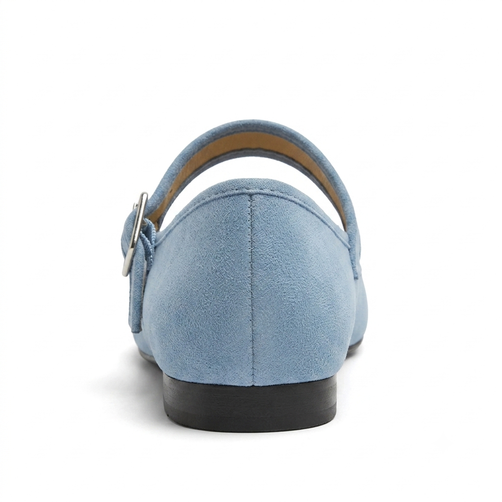 Ballet Flats for Women | Suede | Adjustable Strap, Guaranteed Comfort