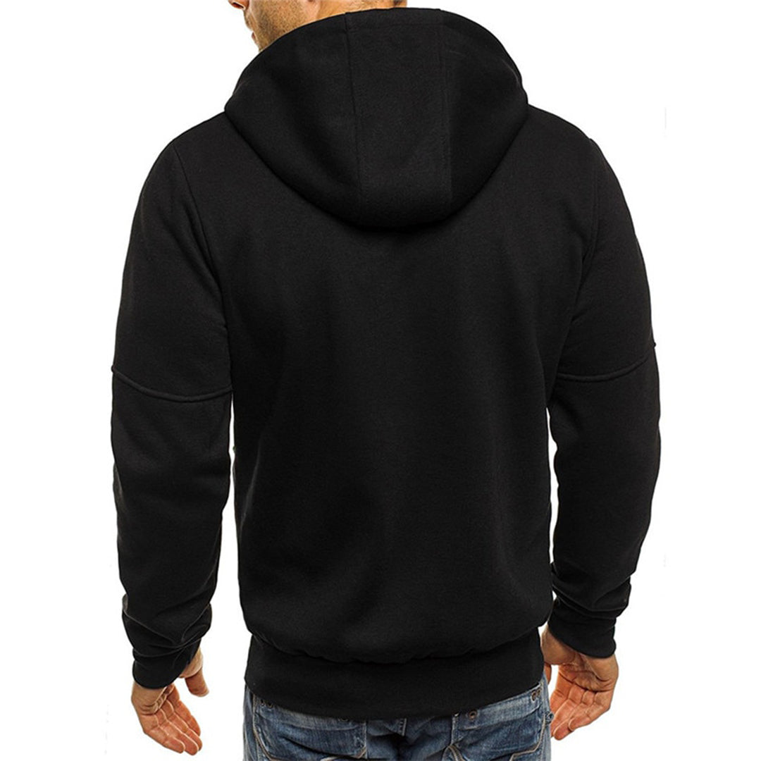 Sweat-shirt homme | Coupe décontractée, fermeture éclair | Confort quotidien