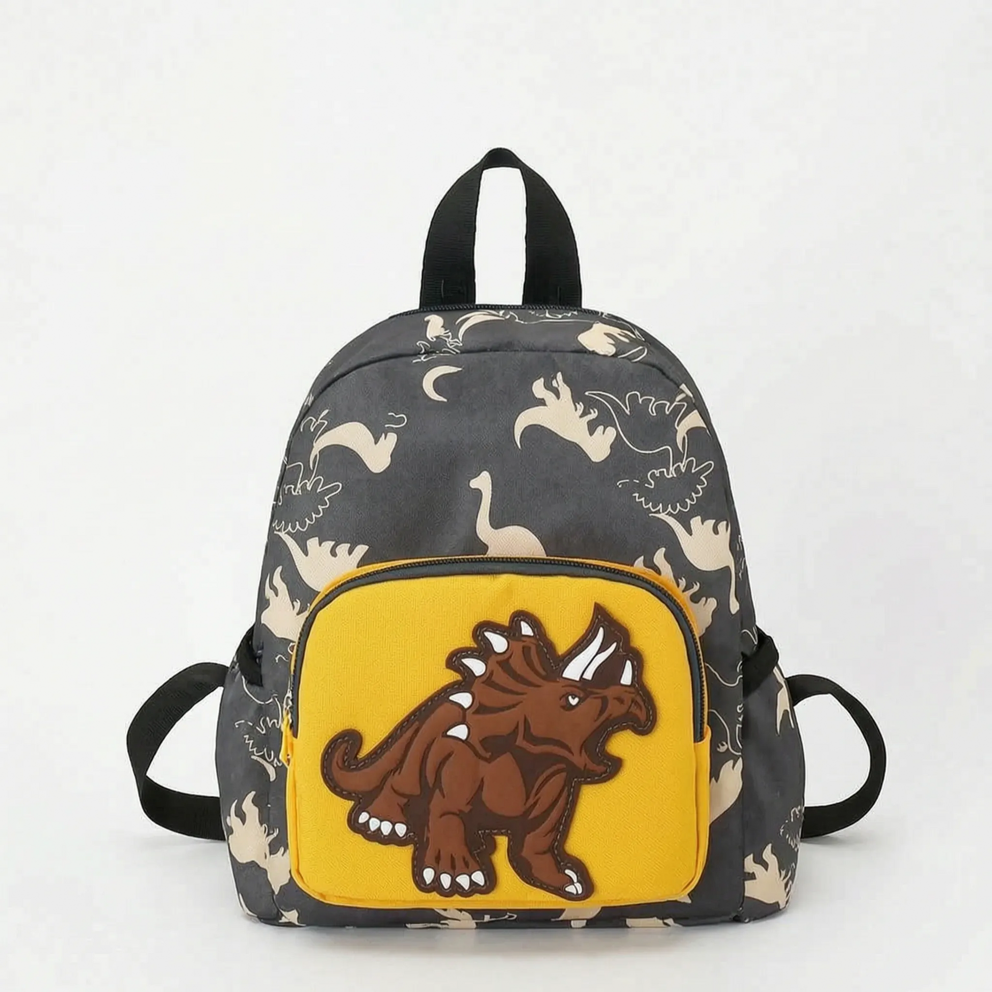Sac à Dos Maternelle Dinosaure | Sac à Dos Conique Enfant | Vert, Rouge, Jaune