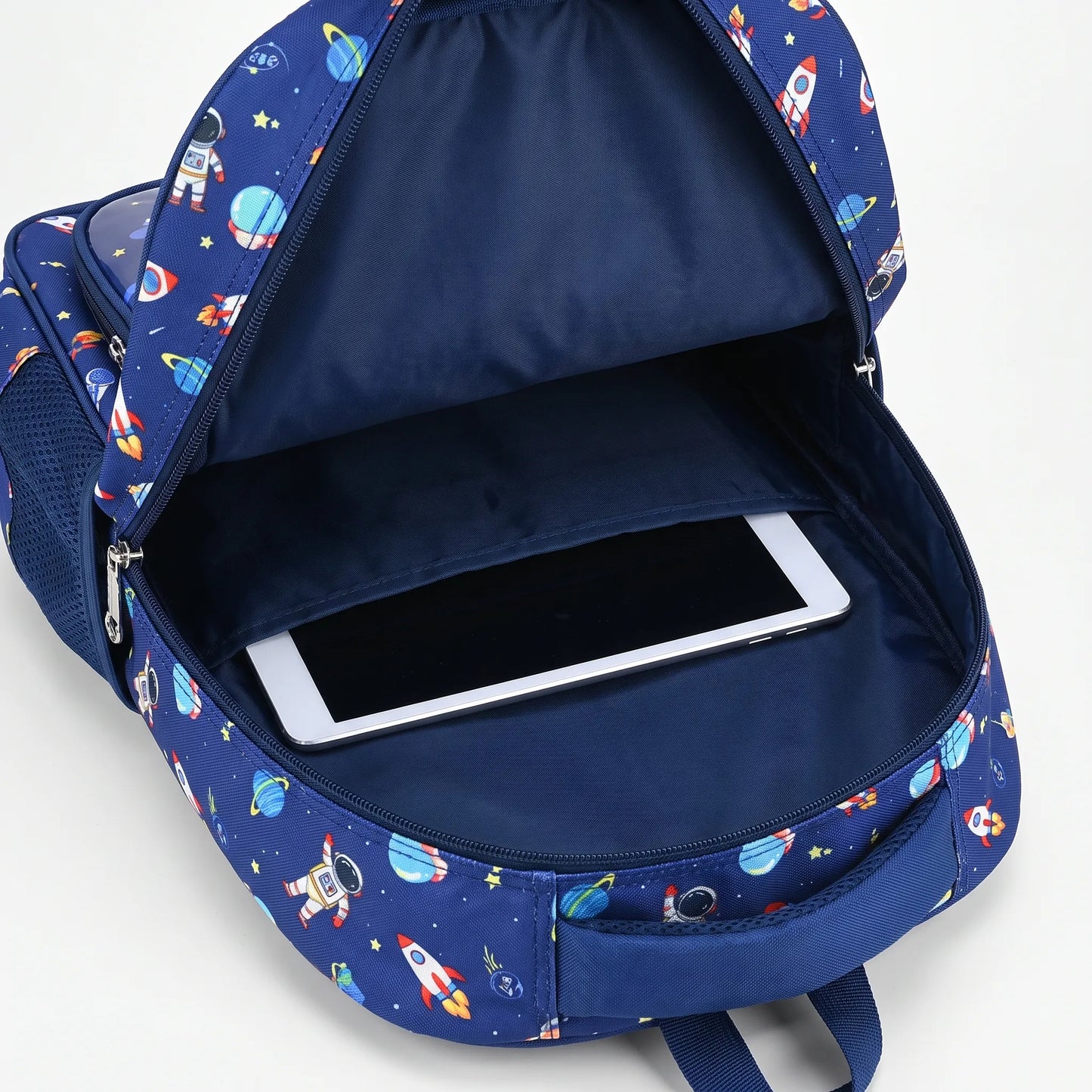 Sac à dos scolaire | Thème spatial 3D, 20-35L | Pour enfants