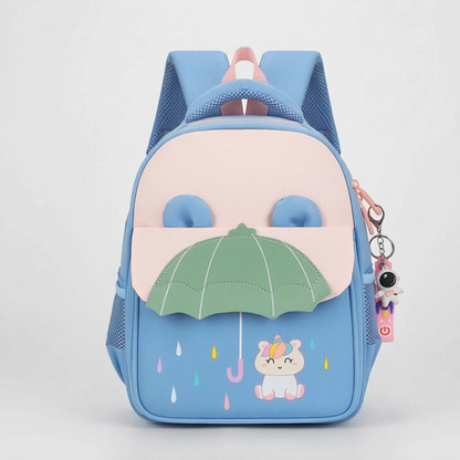 Sac à Dos Scolaire Enfants | Motif Bande Dessinée, Léger | Bleu