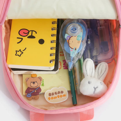 Sac à dos scolaire avec peluche amovible | Enfants | Couleurs