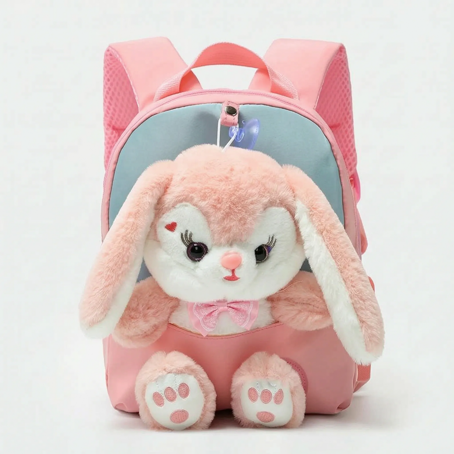 Sac à dos scolaire avec peluche amovible | Enfants | Couleurs