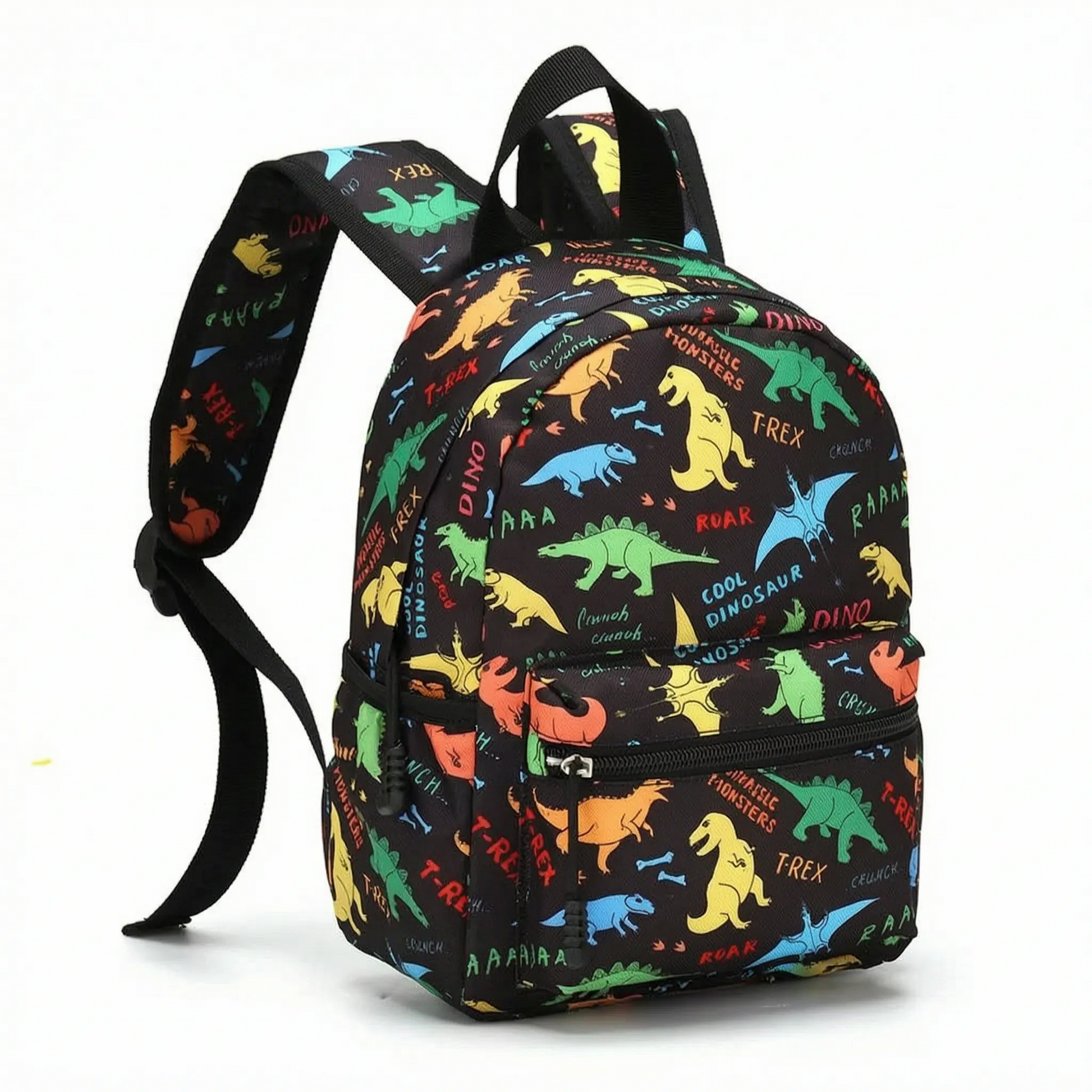 Sac à dos scolaire pour enfants | Bleu, motif | 30×23 cm