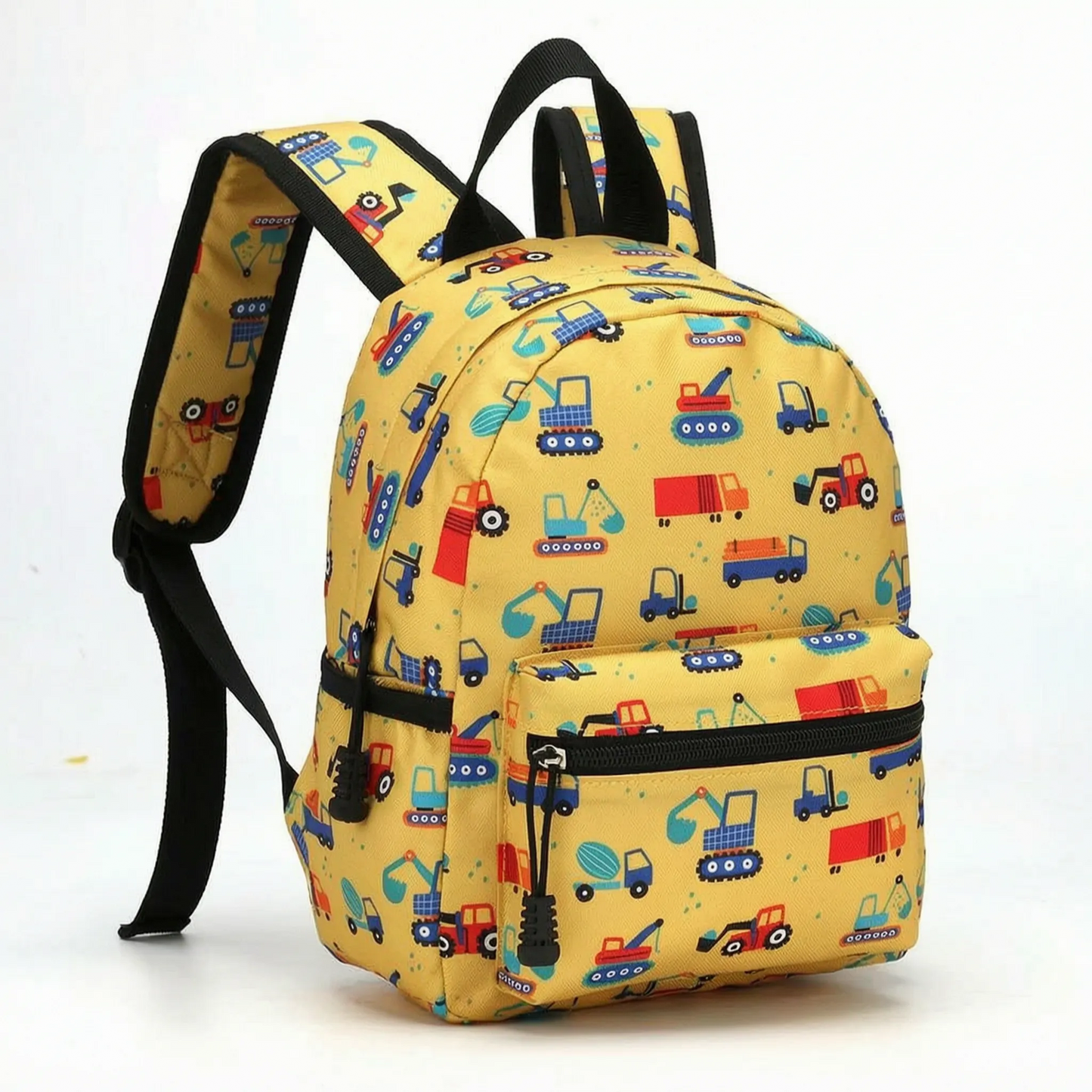 Sac à dos scolaire pour enfants | Bleu, motif | 30×23 cm