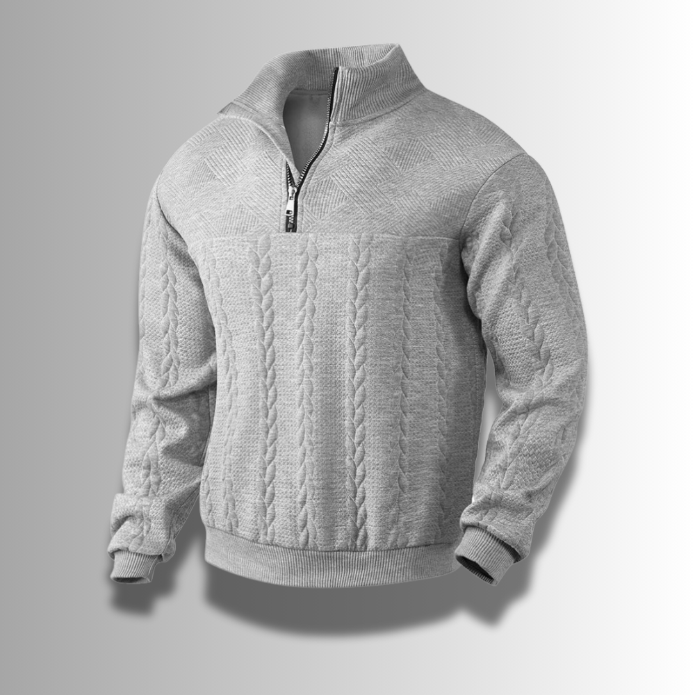 Pull laine mérinos homme - haut de gamme - chaud - élégant