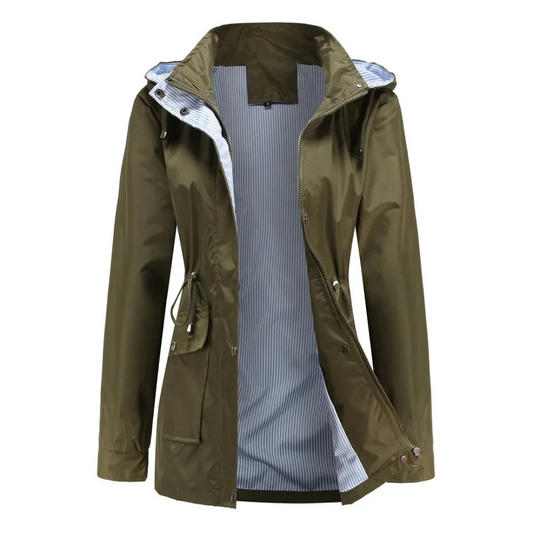 Imperméable femme | Capuche amovible | Coupe ajustable
