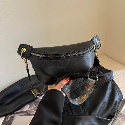 Sac Banane Cuir Femme | Bandoulière Ajustable, Compartiments Zippés