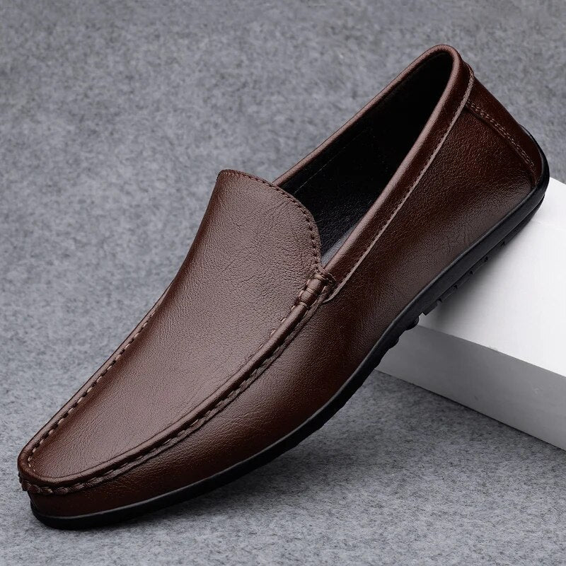 Mocassins Cuir Homme | Confortables, Glissants | Chaussures