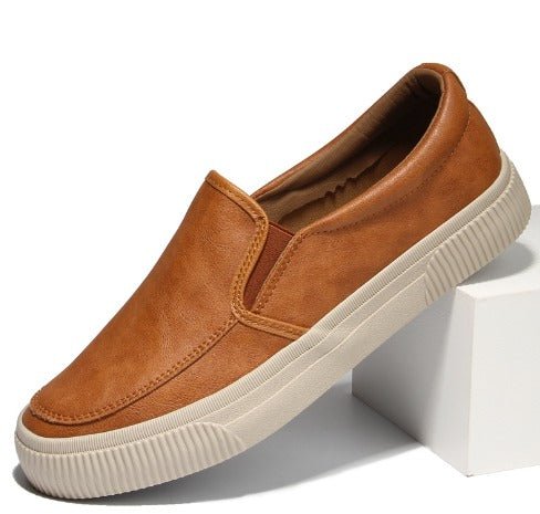 Chaussures de cuir classiques homme | Slip-on élégant, confortable