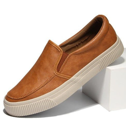 Chaussures de cuir classiques homme | Slip-on élégant, confortable