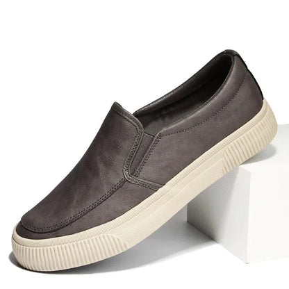 Chaussures de cuir classiques homme | Slip-on élégant, confortable