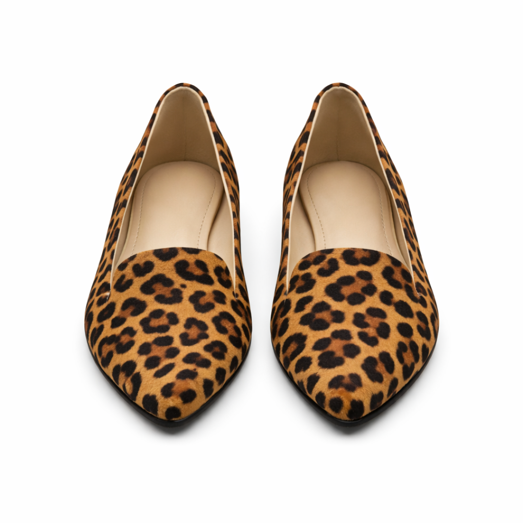 Ballerines Femme | Imprimé Léopard, Bout Pointu | Slip-On Confortable
