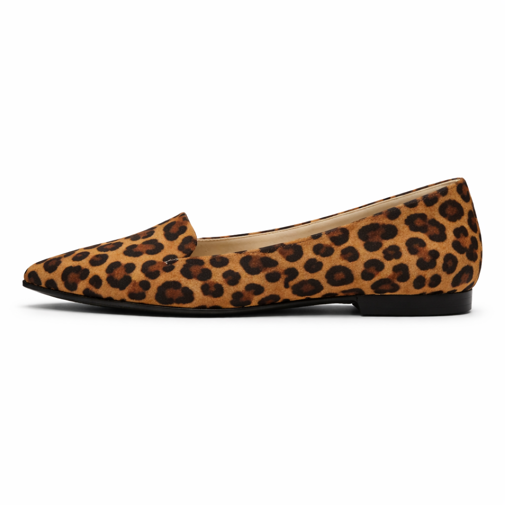 Ballerines Femme | Imprimé Léopard, Bout Pointu | Slip-On Confortable