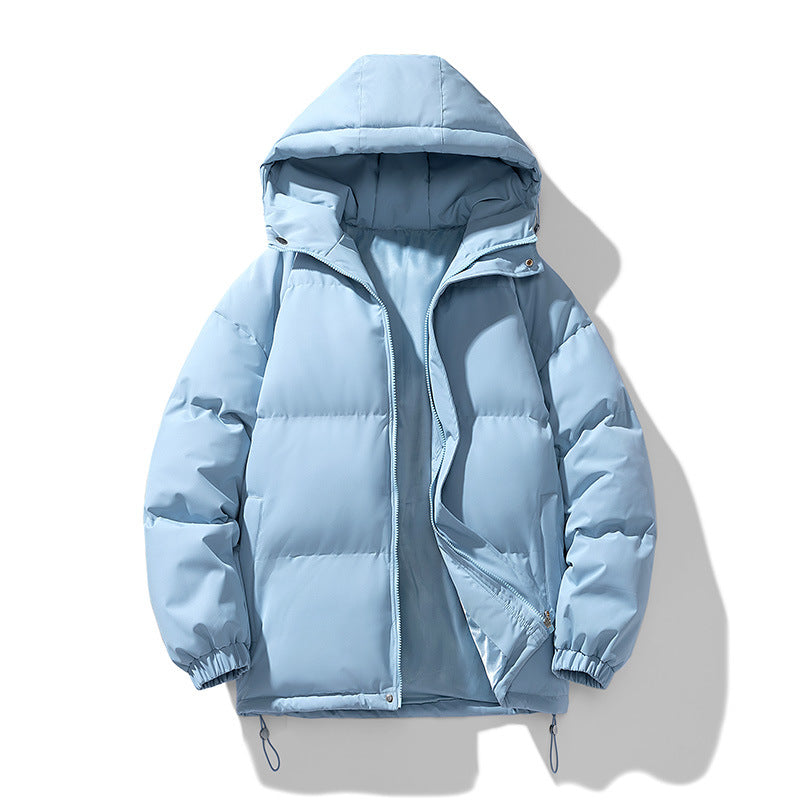 Doudoune homme hiver capuche zippée matelassée coupe regular