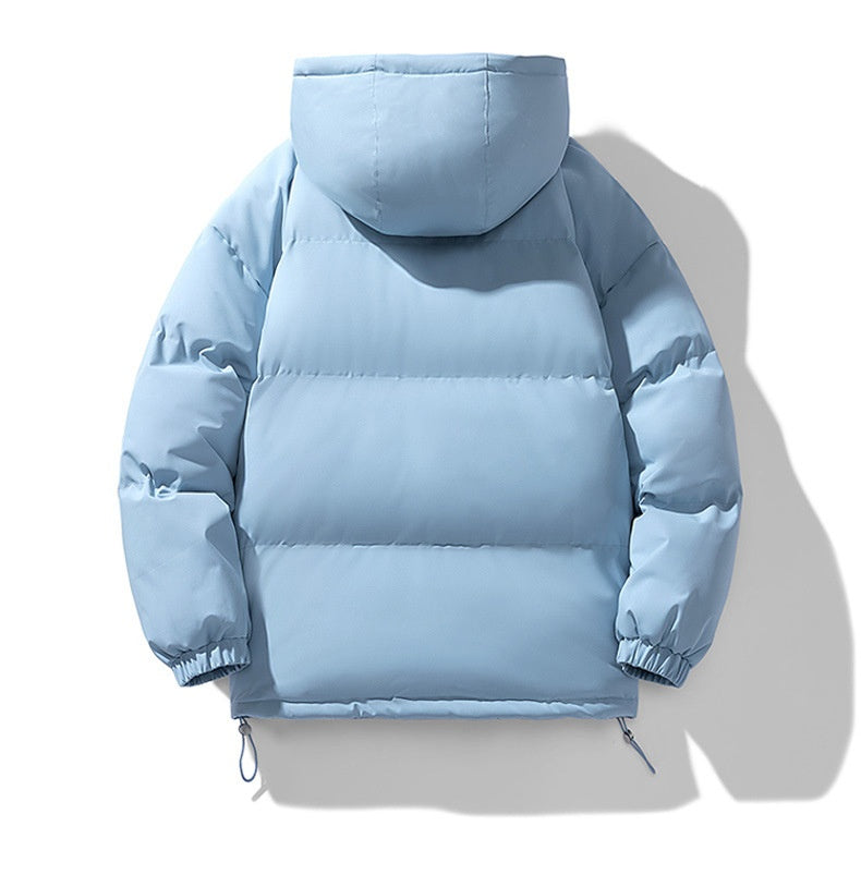 Doudoune homme hiver capuche zippée matelassée coupe regular